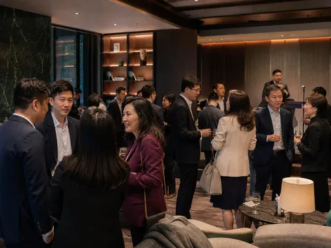 港真精英社交圈线下交流现场
